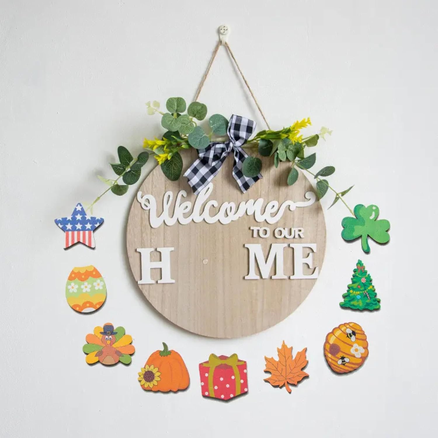 Interchangeable Welcome Sign